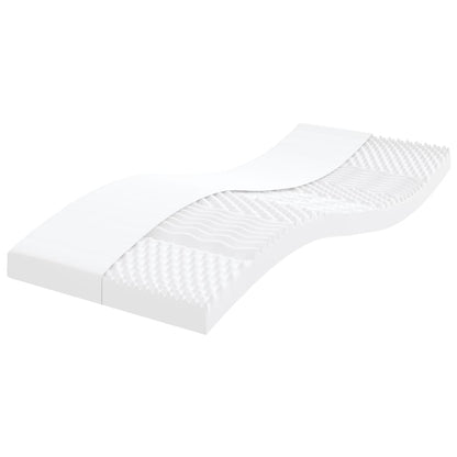 vidaXL Divano Letto Estraibile con Materassi Blu 100x200 cm Velluto