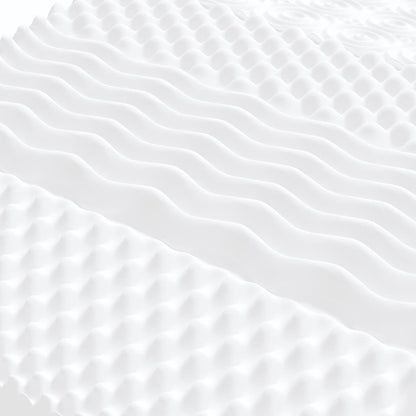 vidaXL Divano Letto Estraibile con Materassi Blu 100x200 cm Velluto