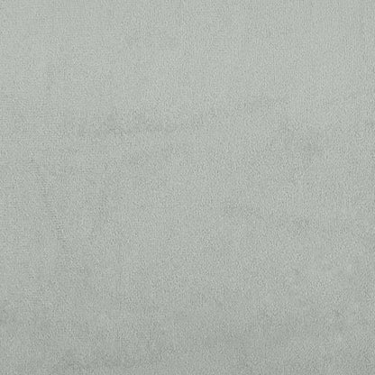 vidaXL Divano Letto Estraibile Materassi Grigio Chiaro 90x190 Velluto