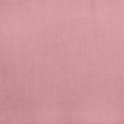 vidaXL Divano Letto con Materasso Rosa 90x200 cm in Velluto