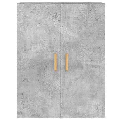 vidaXL Armadietti a Parete 2 pz Grigio Cemento in Legno Multistrato