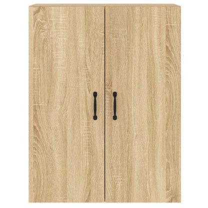 vidaXL Armadietti a Parete 2 pz Rovere Sonoma in Legno Multistrato