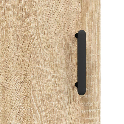 vidaXL Armadietti a Parete 2 pz Rovere Sonoma in Legno Multistrato