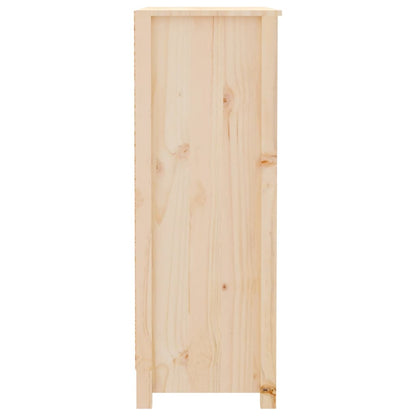 vidaXL Libreria 80x35x97 cm in Legno Massello di Pino