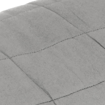 vidaXL Coperta Ponderata Grigia 220x235 cm 15 kg Tessuto