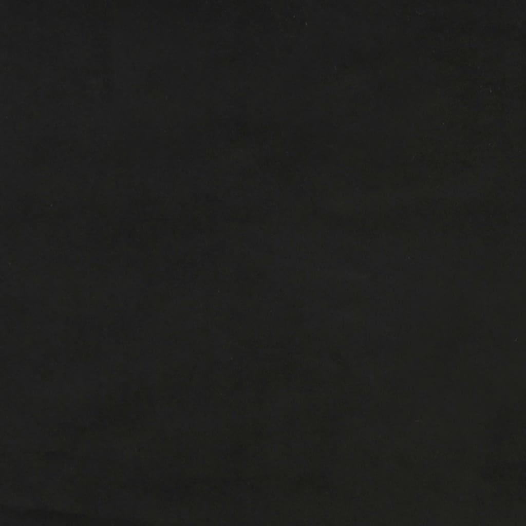 vidaXL Panca Nera 110x76x80 cm in Velluto