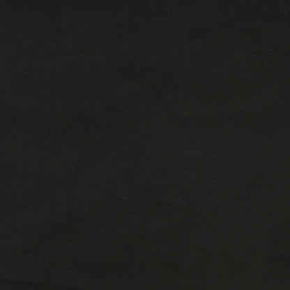 vidaXL Panca Nera 110x76x80 cm in Velluto
