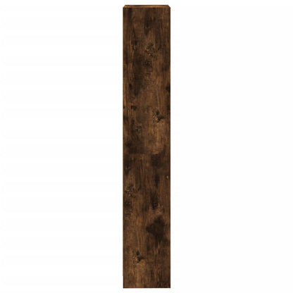 vidaXL Libreria a 4 Ripiani Rovere Fumo 40x24x143 cm Legno Multistrato VIDAXL