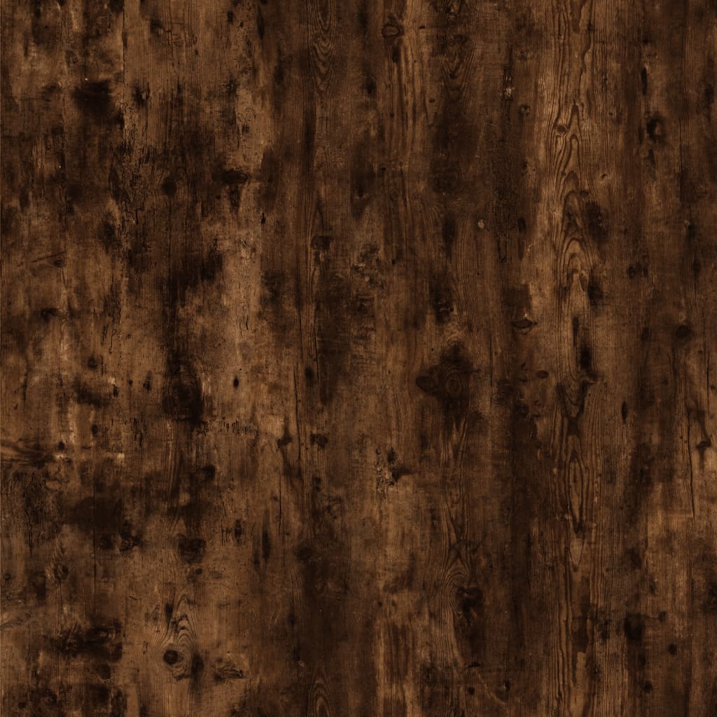 vidaXL Libreria a 4 Ripiani Rovere Fumo 40x24x143 cm Legno Multistrato VIDAXL