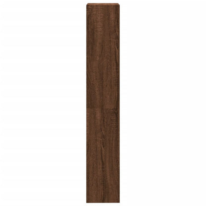vidaXL Libreria 4 Ripiani Rovere Marrone 40x24x143cm Legno Multistrato