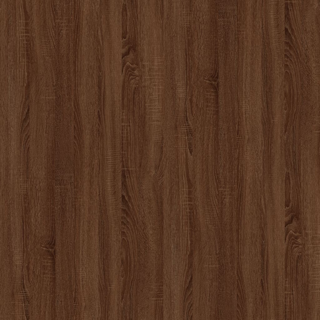 vidaXL Libreria 4 Ripiani Rovere Marrone 40x24x143cm Legno Multistrato