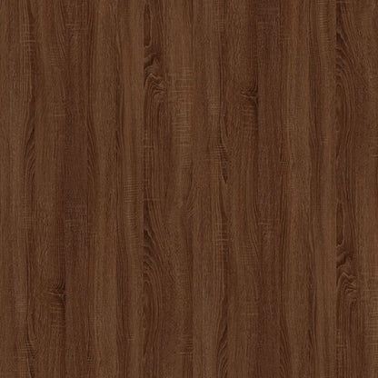 vidaXL Libreria 4 Ripiani Rovere Marrone 40x24x143cm Legno Multistrato