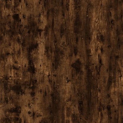 vidaXL Libreria a 3 Ripiani Rovere Fumo 40x24x109 cm Legno Multistrato