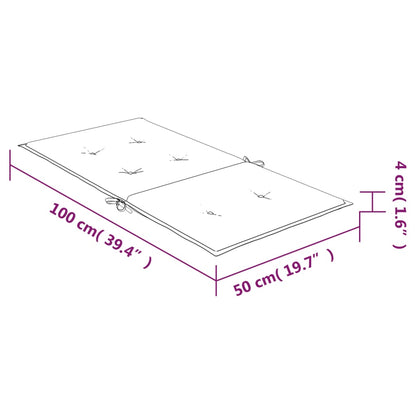vidaXL Cuscini per Sedia con Schienale Basso 6 pz Turchese in Tessuto