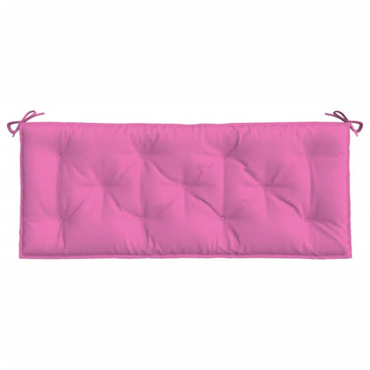 vidaXL Cuscino per Panca da Giardino Rosa 120x50x7 cm in Tessuto