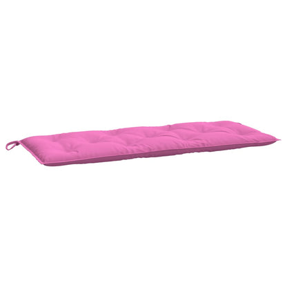 vidaXL Cuscino per Panca da Giardino Rosa 120x50x7 cm in Tessuto