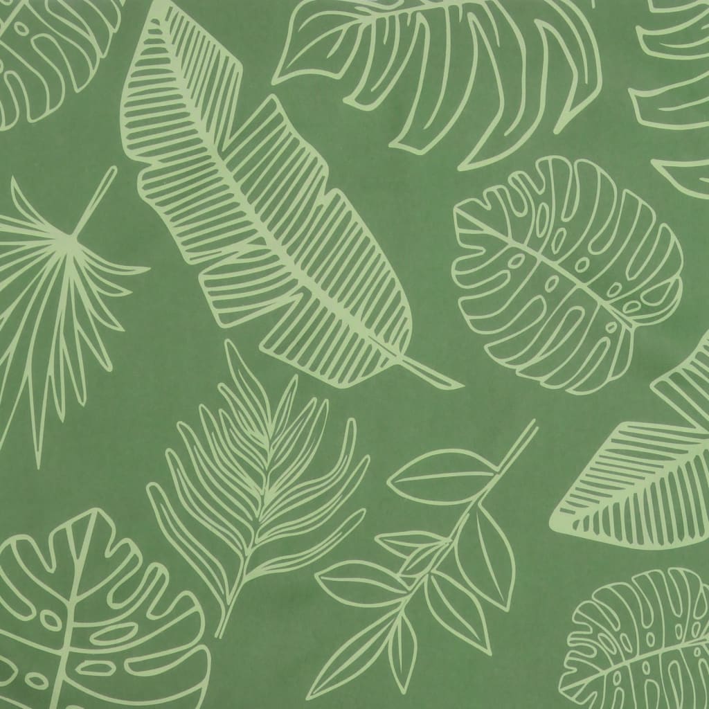vidaXL Cuscini Panca Giardino 2 pz Motivo a Foglie 100x50x7 cm Tessuto