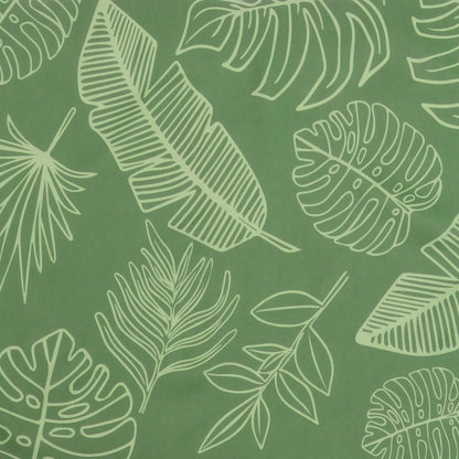 vidaXL Cuscini Panca Giardino 2 pz Motivo a Foglie 100x50x7 cm Tessuto