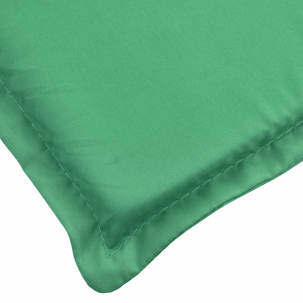 vidaXL Cuscino per Lettino Verde 180x60x3 cm in Tessuto Oxford