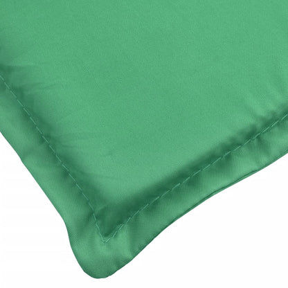 vidaXL Cuscino per Lettino Verde 180x60x3 cm in Tessuto Oxford