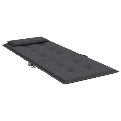 vidaXL Cuscini per Sedia Schienale Alto 2 pz Antracite Tessuto Oxford