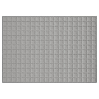 vidaXL Coperta Ponderata Grigia 135x200 cm 6 kg Tessuto