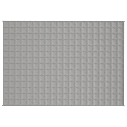 vidaXL Coperta Ponderata Grigia 140x200 cm 10 kg Tessuto