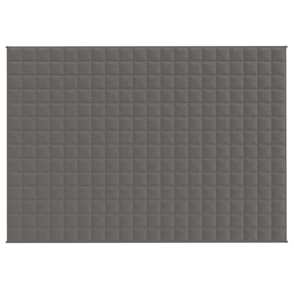 vidaXL Coperta Ponderata Grigia 135x200 cm 6 kg Tessuto