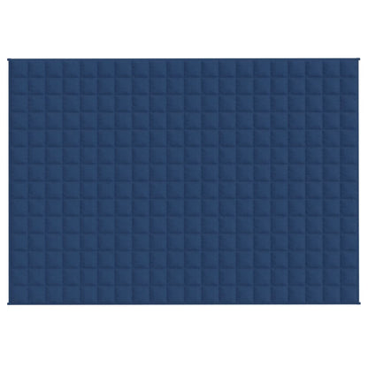 vidaXL Coperta Ponderata Blu 135x200 cm 6 kg Tessuto