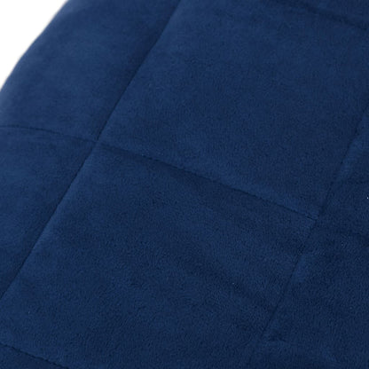 vidaXL Coperta Ponderata Blu 135x200 cm 6 kg Tessuto