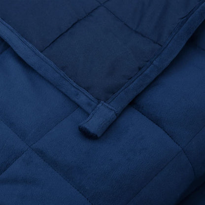 vidaXL Coperta Ponderata Blu 135x200 cm 6 kg Tessuto