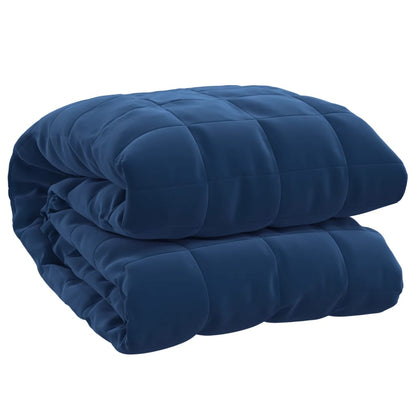 vidaXL Coperta Ponderata Blu 200x220 cm 13 kg Tessuto