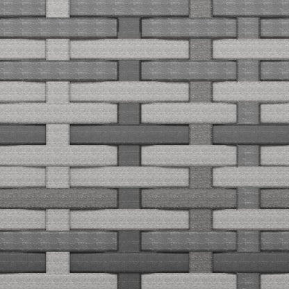 vidaXL Divani Centrali da Giardino con Cuscini 2pz Polyrattan Grigio