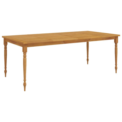 vidaXL Set Pranzo Giardino 9pz con Cuscini Grigio Scuro Massello Teak