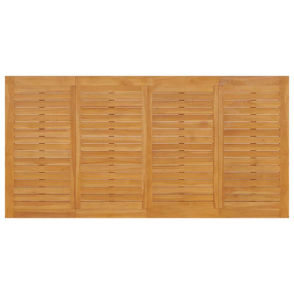 vidaXL Set Pranzo Giardino 9pz con Cuscini Grigio Scuro Massello Teak