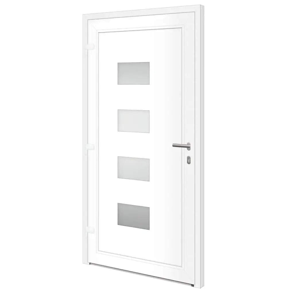 vidaXL Porta Ingresso Antracite 100x200 cm in Alluminio e PVC VIDAXL