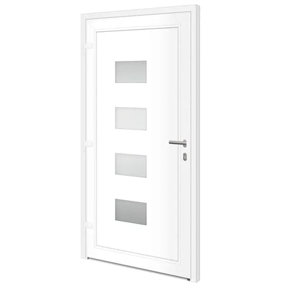 vidaXL Porta Ingresso Antracite 100x200 cm in Alluminio e PVC VIDAXL