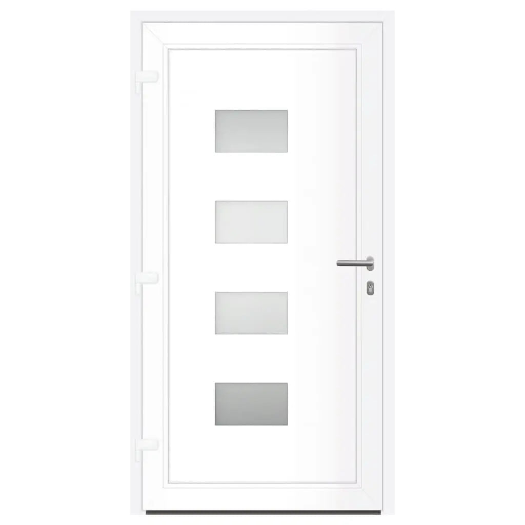 vidaXL Porta Ingresso Antracite 110x210 cm in Alluminio e PVC VIDAXL