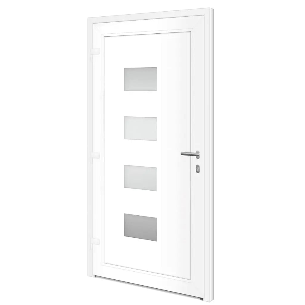 vidaXL Porta Ingresso Antracite 110x210 cm in Alluminio e PVC VIDAXL