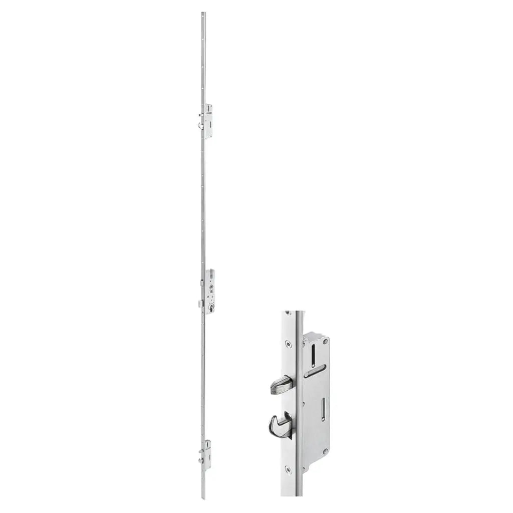 vidaXL Porta Ingresso Antracite 110x210 cm in Alluminio e PVC VIDAXL
