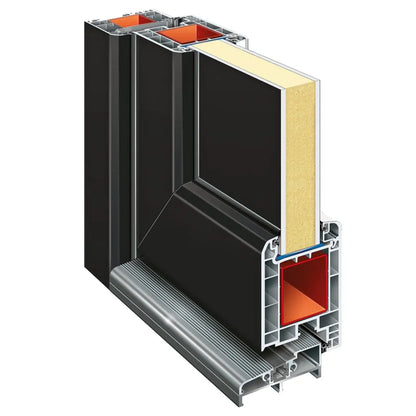 vidaXL Porta Ingresso Antracite 98x200 cm in PVC VIDAXL