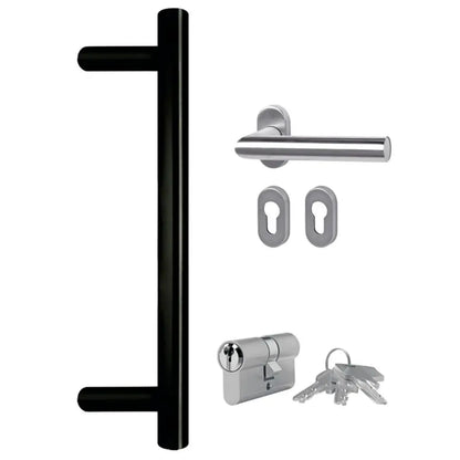 vidaXL Porta Ingresso Antracite 98x200 cm in PVC VIDAXL