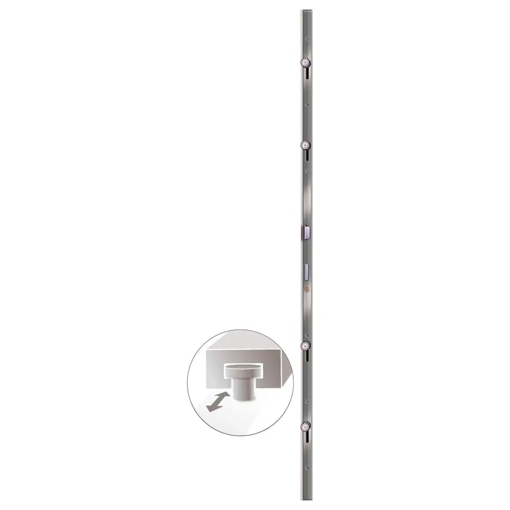 vidaXL Porta Ingresso Antracite 108x200 cm in PVC VIDAXL
