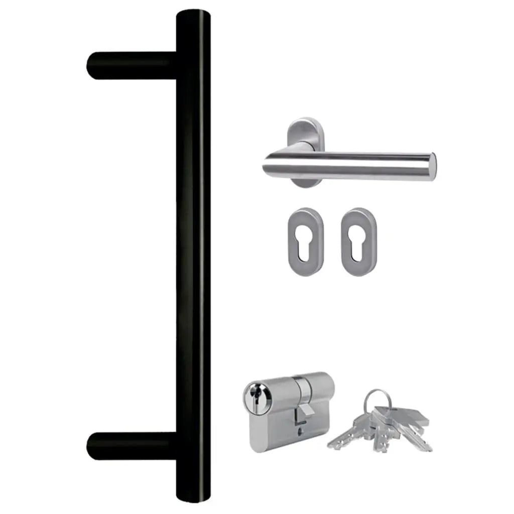 vidaXL Porta Ingresso Antracite 108x200 cm in PVC VIDAXL
