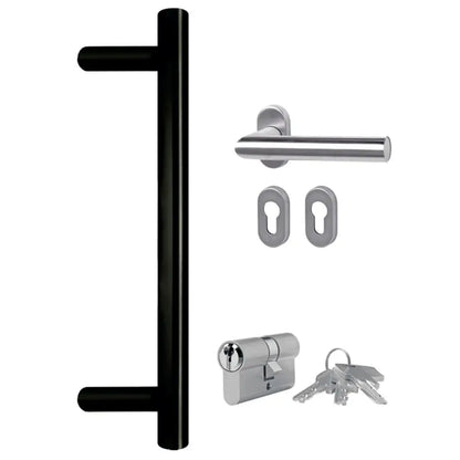 vidaXL Porta Ingresso Antracite 108x200 cm in PVC VIDAXL
