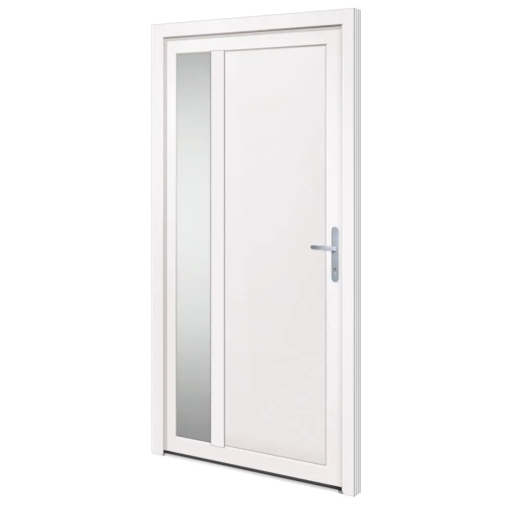 vidaXL Porta Ingresso Bianca 108x208 cm in PVC VIDAXL