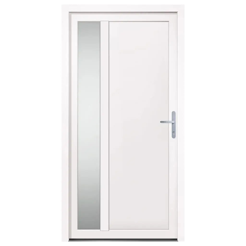 vidaXL Porta Ingresso Bianca 108x208 cm in PVC VIDAXL