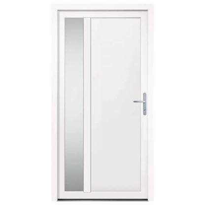 vidaXL Porta Ingresso Bianca 108x208 cm in PVC VIDAXL