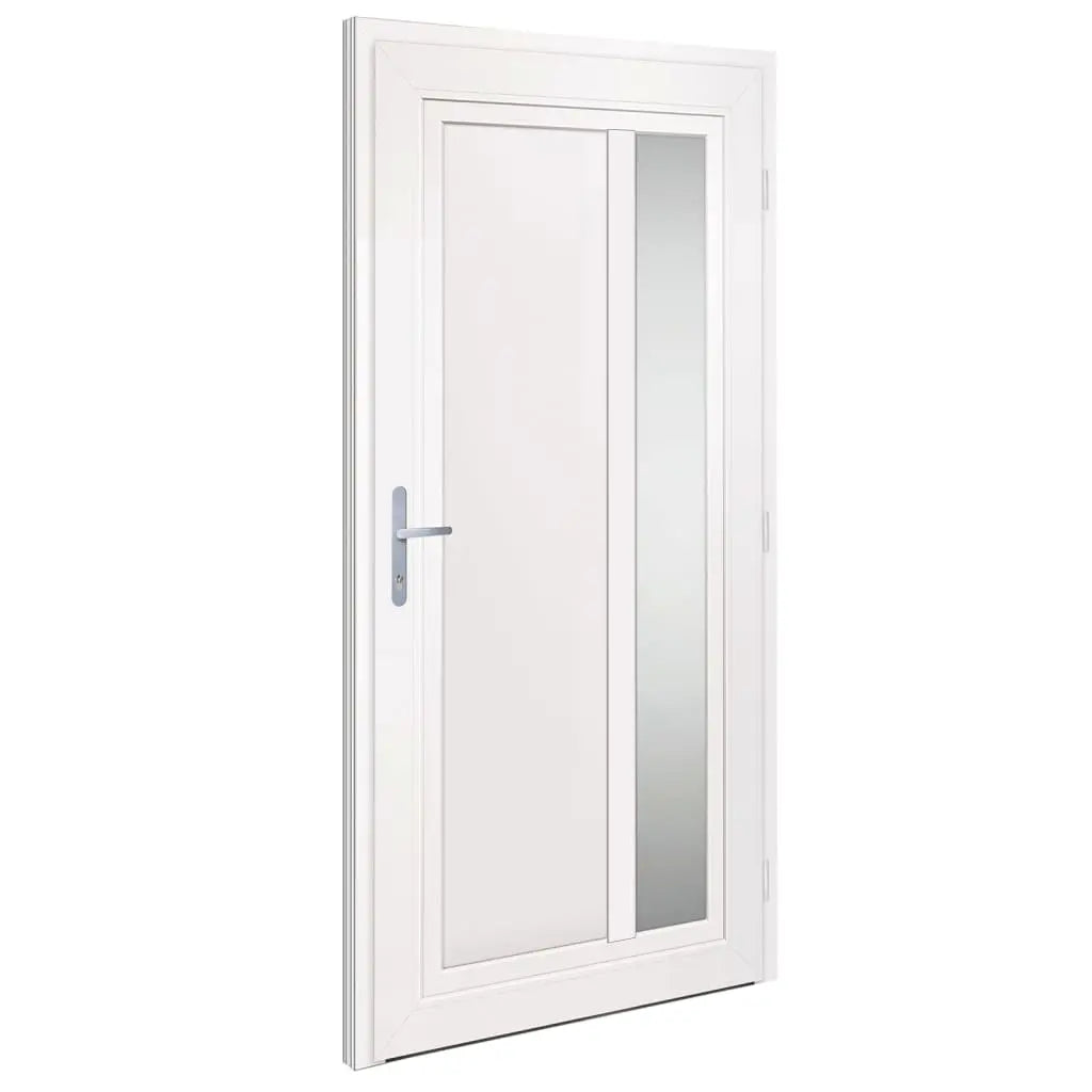 vidaXL Porta Ingresso Bianca 108x208 cm in PVC VIDAXL