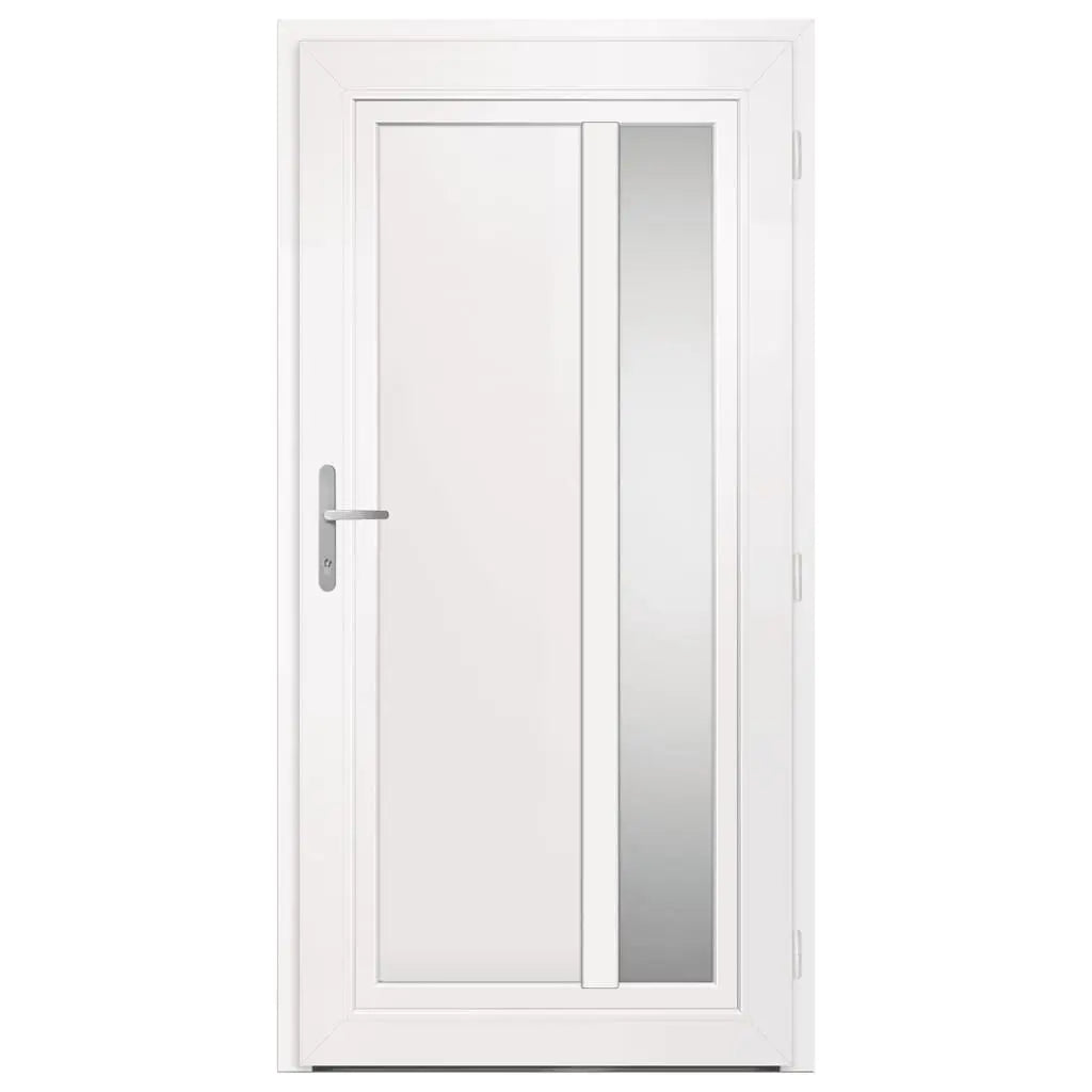 vidaXL Porta Ingresso Bianca 108x208 cm in PVC VIDAXL